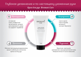 Крем для рук. Глубокое увлажнение. Hand Cream Deep Hydration