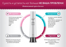 Intense Foot Cream, Интенсивный крем для ног, новый крем нсп, для ног нсп, крeм care nsp, новинки bremani care, купить care bremani